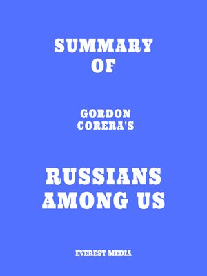 cover image of Summary of Gordon Corera's Russians Among Us